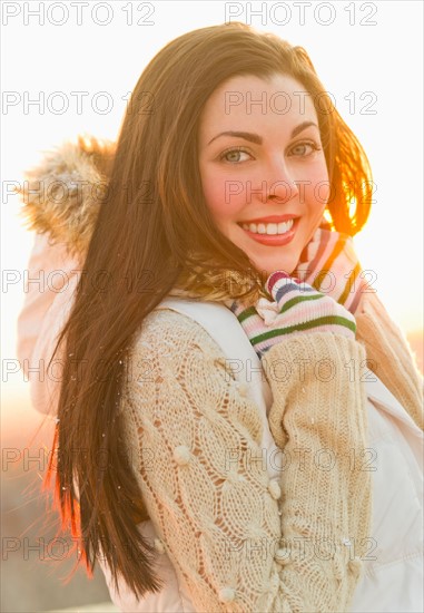 Portrait of young woman.