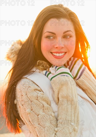 Portrait of young woman.