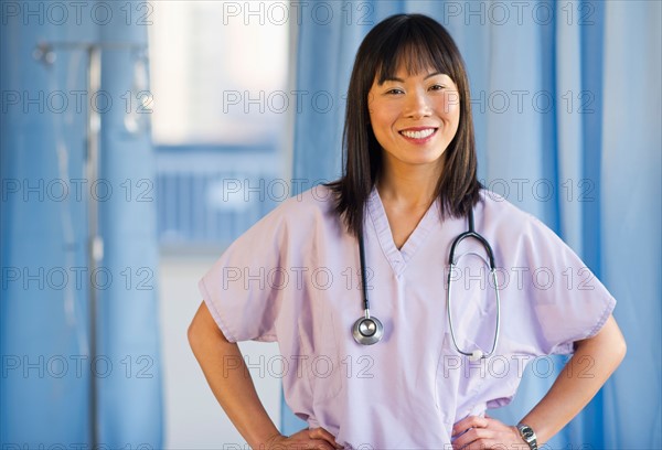 Portrait of female doctor.