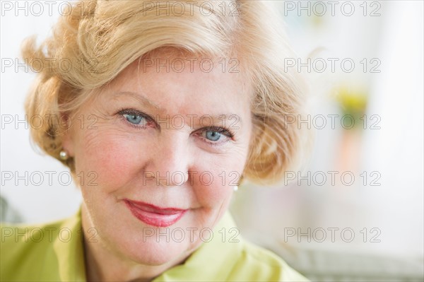 Portrait of smiling senior woman.