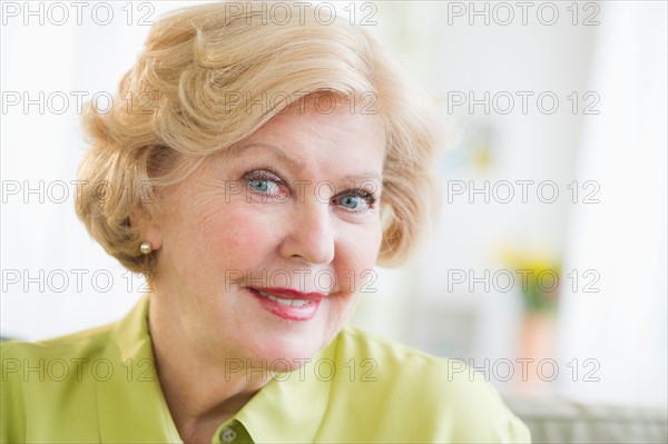 Portrait of smiling senior woman.