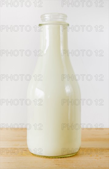 Bottle of milk, studio shot.