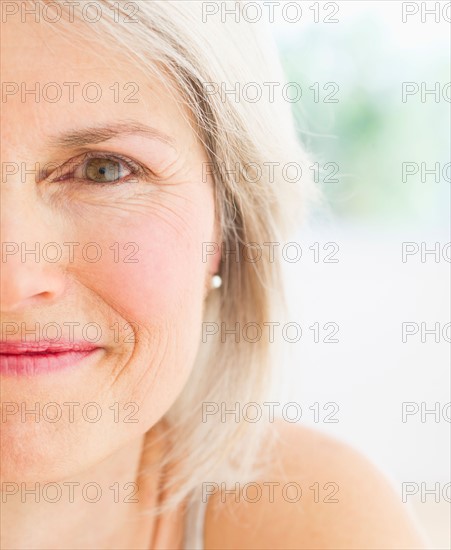 Portrait of smiling senior woman.