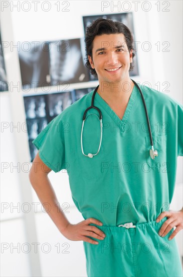 Portrait of male doctor.