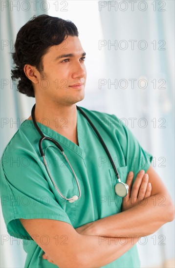 Portrait of male doctor.