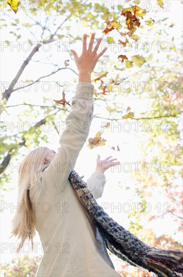 Woman in Autumn park. Photo : Jamie Grill