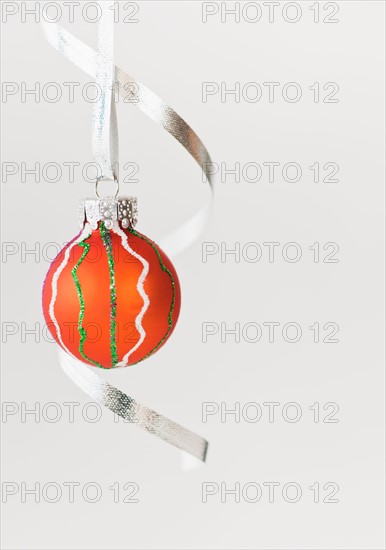 Studio shot of Christmas ornament. Photo : Daniel Grill
