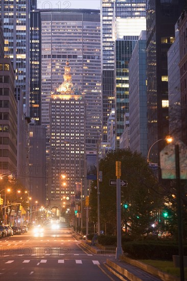 USA, New York State, New York City, Manhattan, skyscrapers on 42nd Street. Photo : fotog