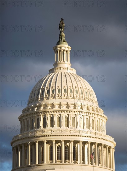 USA, Washington DC, cupola of capitol building . Photo : fotog