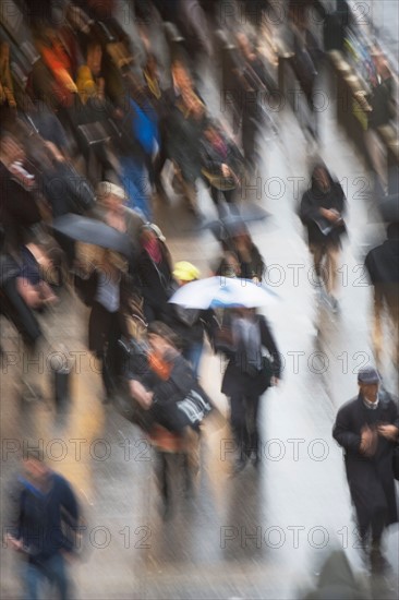 USA, New York state, New York city, pedestrians walking. Photo : fotog