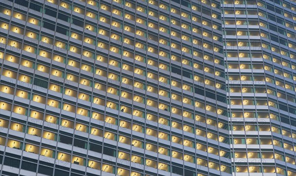 USA, New York State, New York City, close-up of skyscraper. Photo : fotog