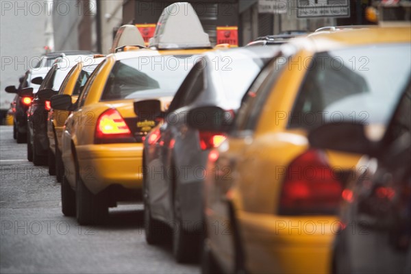 USA, New York State, New York City, city traffic. Photo : fotog