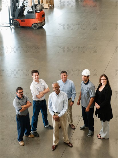 Portrait of warehouse workers.