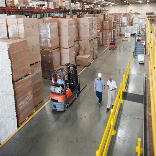 Warehouse interior.