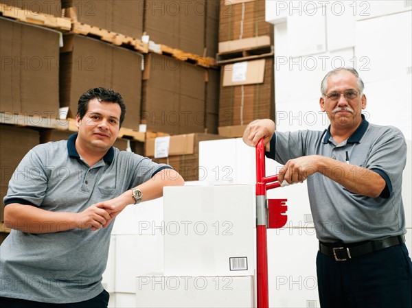 Portrait of warehouse workers.