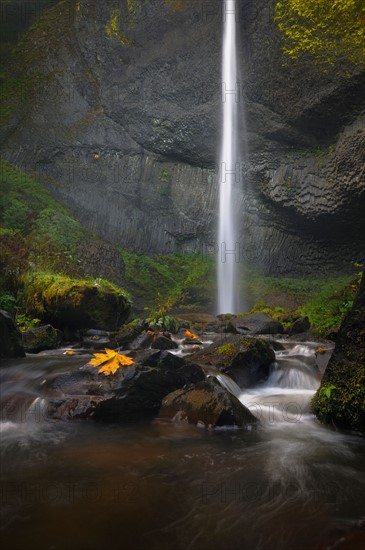 USA, Oregon, Marion County, View of Lattorelle Falls. Photo : Gary Weathers