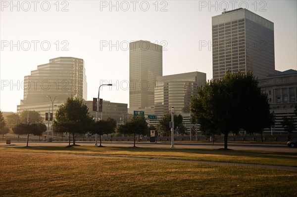 USA, Ohio, Early morning in Cleveland. Photo : Henryk Sadura