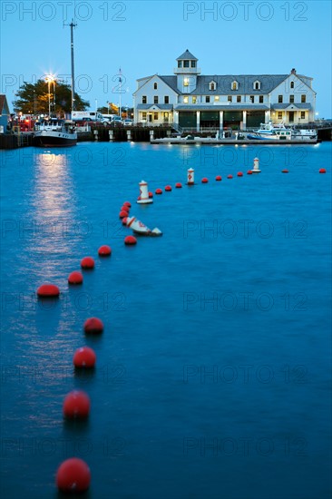 USA, Illinois, Chicago, Police station on Lake Michigan. Photo : Henryk Sadura