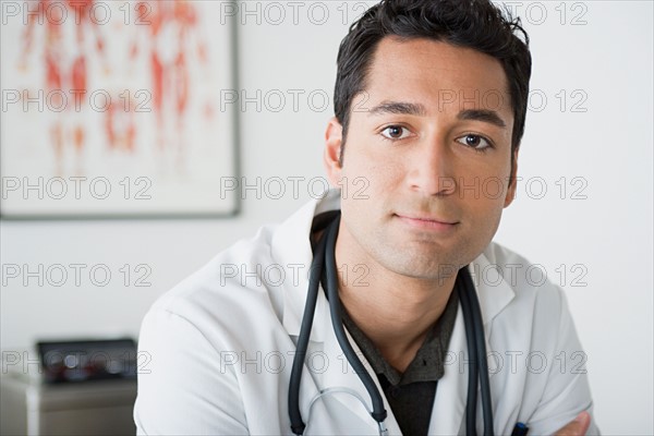 Portrait of male doctor. Photo : Rob Lewine