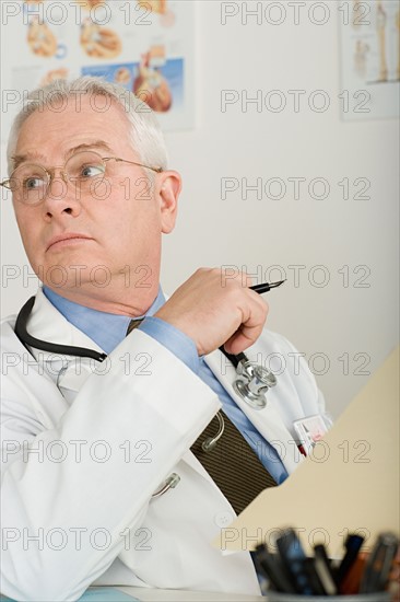 Senior doctor in office. Photo : Rob Lewine