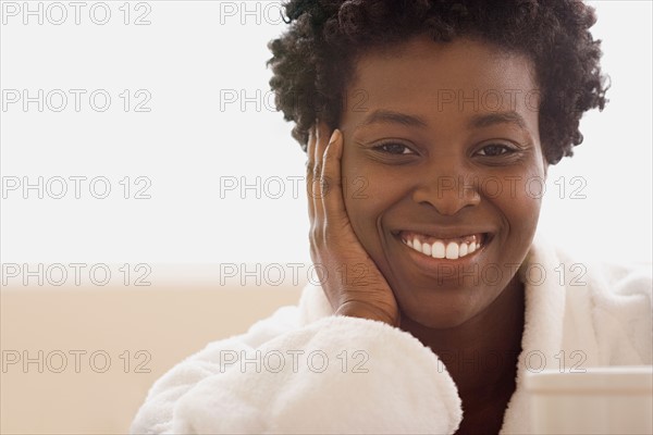 Portrait woman in spa. Photo : Rob Lewine