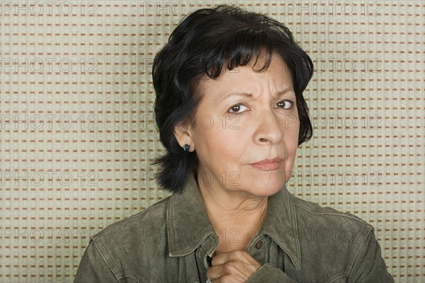 Studio portrait of senior woman. Photo : Rob Lewine