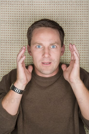 Studio portrait of mature man. Photo : Rob Lewine