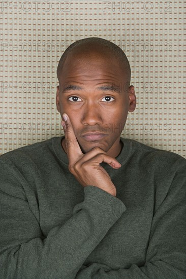 Studio portrait of mid adult man. Photo : Rob Lewine