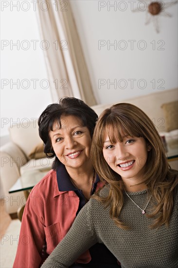 Portrait of grandmother and granddaughter. Photo : Rob Lewine