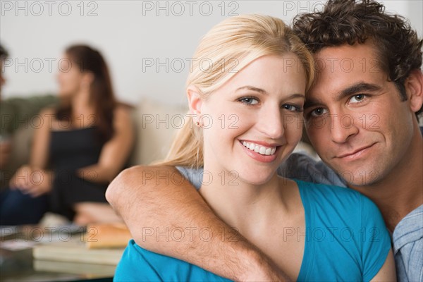 Couple at home party. Photo : Rob Lewine