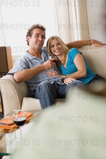 Couple at home party. Photo : Rob Lewine