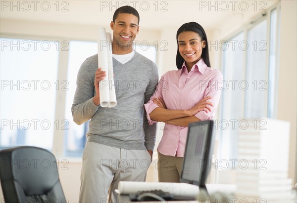 Portrait of architects in office.