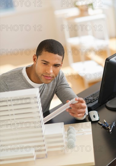 Male architect in office.