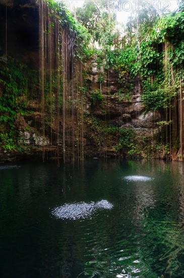 Mexico, Yucatan. Scenic lake.