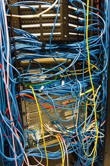 Computer network server.