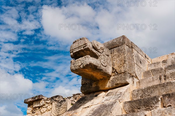 Mexico, Yucatan, Chichen Itza. Mayan ruins.