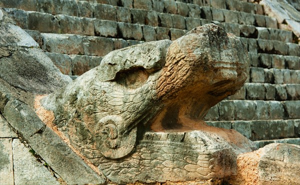 Mexico, Yucatan, Chichen Itza. Mayan ruins.