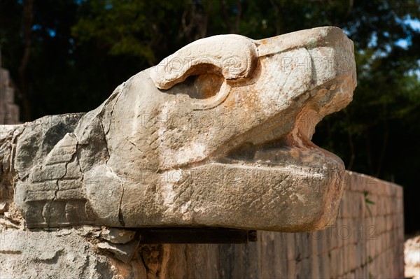 Mexico, Yucatan, Chichen Itza. Mayan ruins.