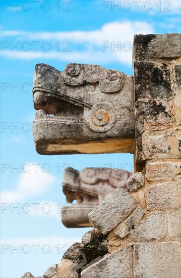 Mexico, Yucatan, Chichen Itza. Mayan ruins.