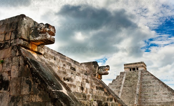 Mexico, Yucatan, Chichen Itza. Mayan ruins.