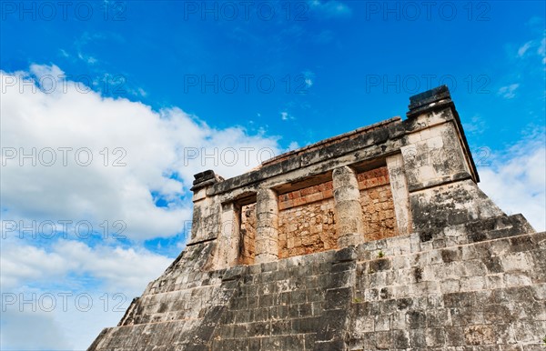 Mexico, Yucatan, Chichen Itza. Mayan pyramid.