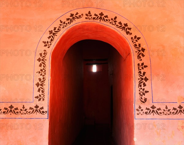 Mexico, Yucatan, Valladolid. Valladolid, Entrance.