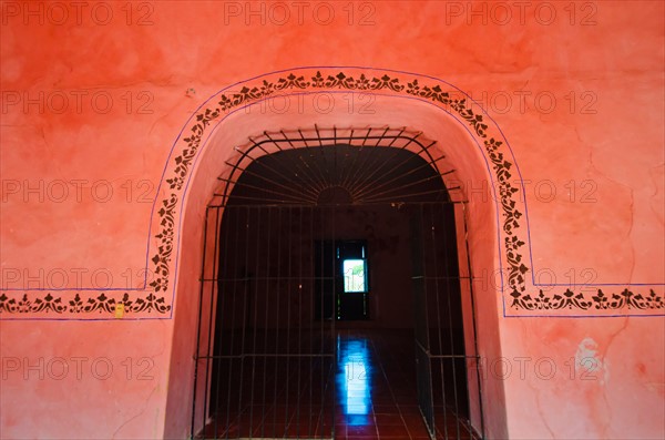 Mexico, Yucatan, Valladolid. Valladolid, Gate.