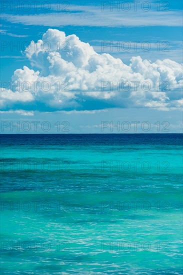 Mexico, Yucatan. Turquoise sea.