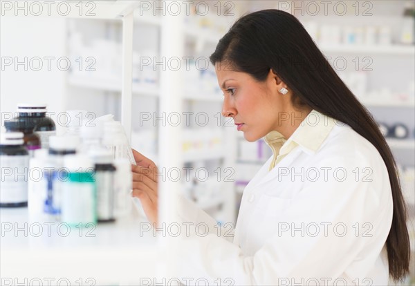 Pharmacist in pharmacy.