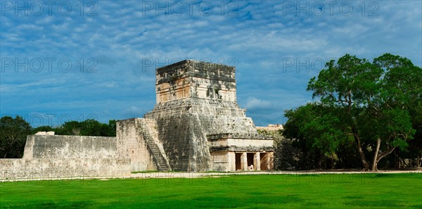 Mexico,Yucatan, Tulum. Mayan pyramid.