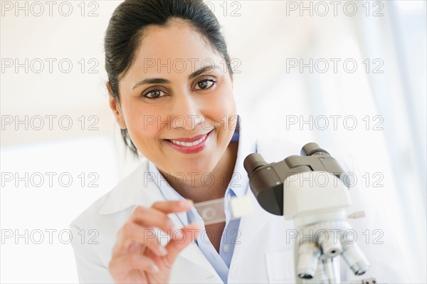 Scientist in laboratory.