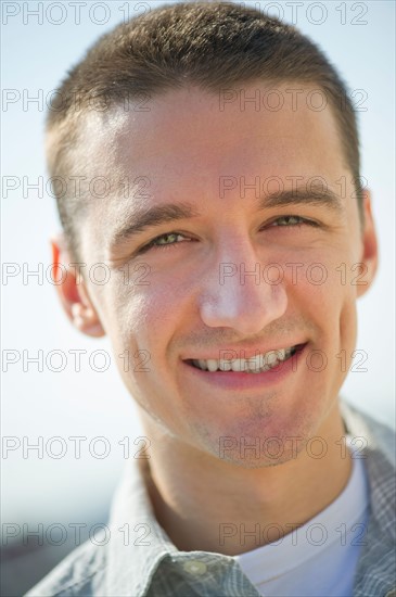 Portrait of smiling man.