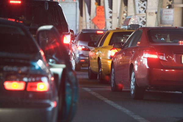 USA, New York, New York City. Traffic jam. Photo : fotog