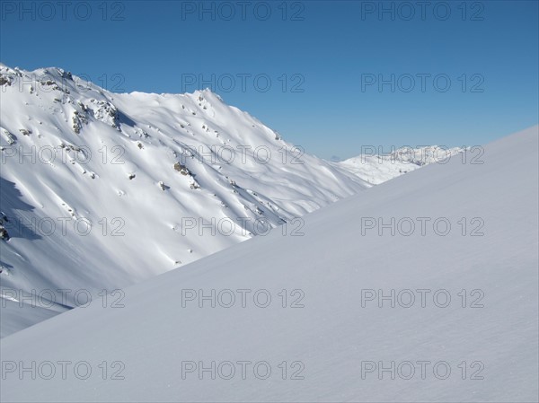 Austria, Zillertal. Mountain Landscape. Photo : Johannes Kroemer